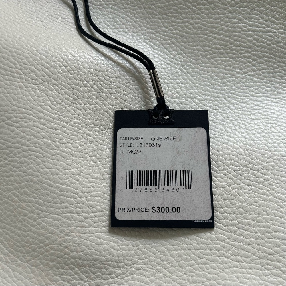 RUDSAK white Pebble Leather Shoulder Bag with Adjustable Straps - Picture 5 of 8